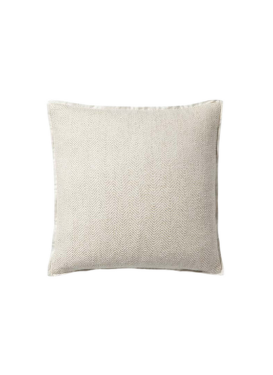 Throw Pillow- Ivory- Poly